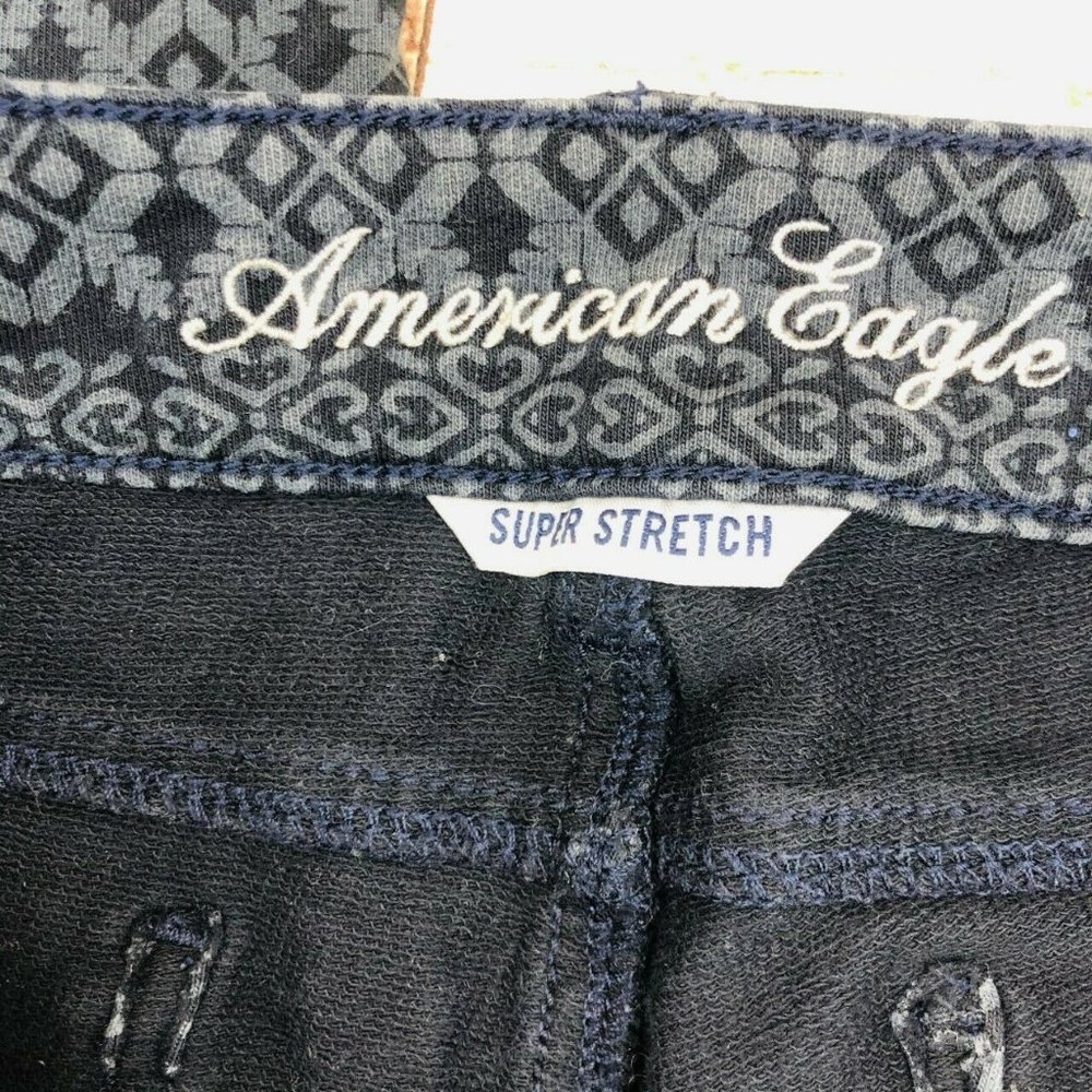 American Eagle Aztec Print Skinny Jeggings Size 0 - Picture 4 of 5